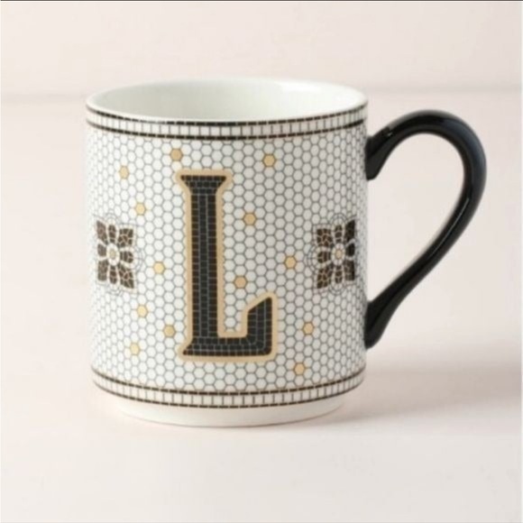 ❌SOLD❌ Tiled Margot Monogram Mug “L” - Picture 1 of 3